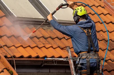 Démoussage et hydrofuge de toiture à Chicourt
